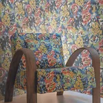 Missoni Flower Pot - Blue Wallpaper | Buy Online Missoni Flower Pot wallpaper, color Blue, SKU MI10300