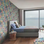 Missoni Flower Pot - Blue Wallpaper | Buy Online Missoni Flower Pot wallpaper, color Blue, SKU MI10300
