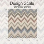 Missoni Happy Zigzag wallpaper, color Orange, SKU MI10330