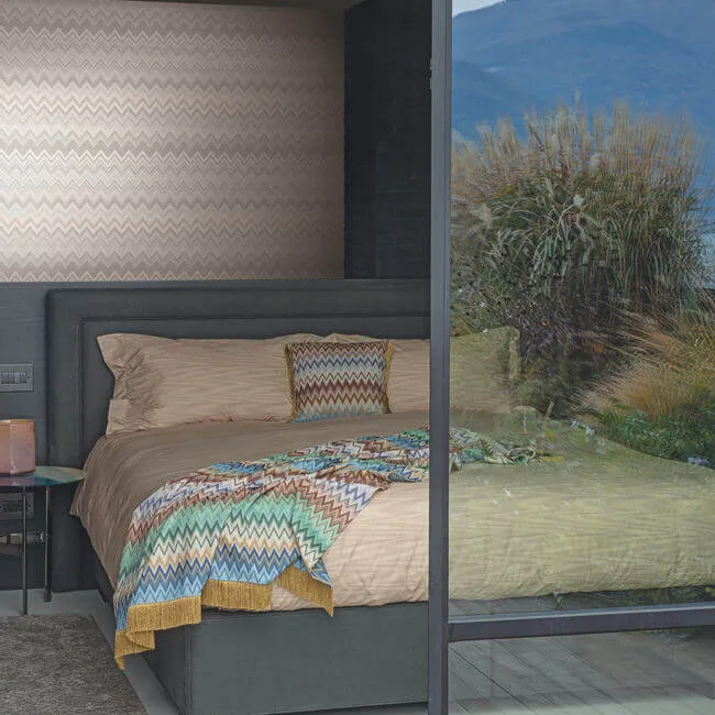 Missoni Happy Zigzag - Grey Wallpaper | Buy Online Missoni Happy Zigzag wallpaper, color Grey, SKU MI10331