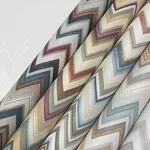 Missoni Happy Zigzag - Green & Brown Wallpaper | Buy Online Missoni Happy Zigzag wallpaper, color Green & Brown, SKU MI10332