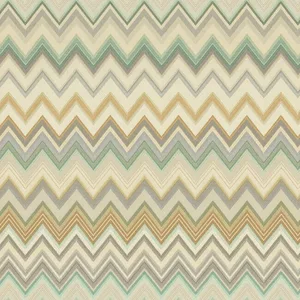 Missoni Happy Zigzag wallpaper, color Green, SKU MI10333