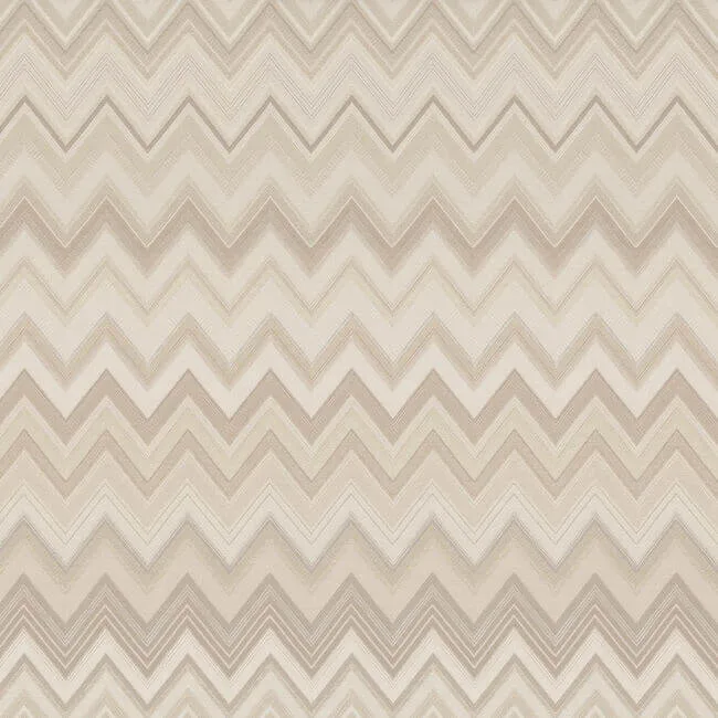 Missoni Happy Zigzag wallpaper, color Neutral, SKU MI10334