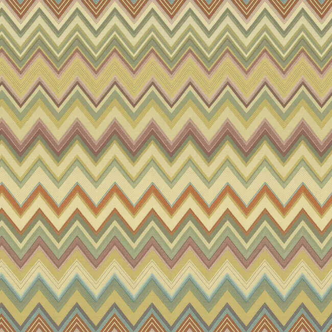 Missoni Happy Zigzag wallpaper, color Gold, SKU MI10336