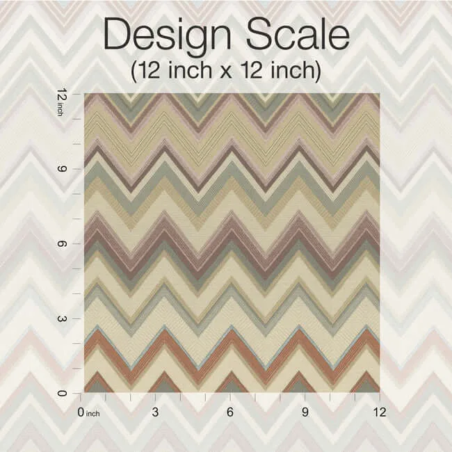 Missoni Happy Zigzag - Gold Wallpaper | Buy Online Missoni Happy Zigzag wallpaper, color Gold, SKU MI10336