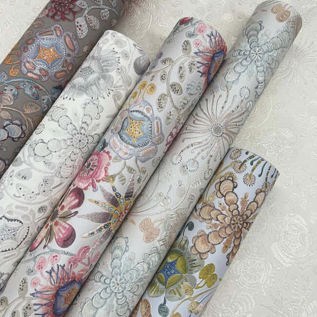 Missoni Magic Garden wallpaper, color Grey, SKU MI10311
