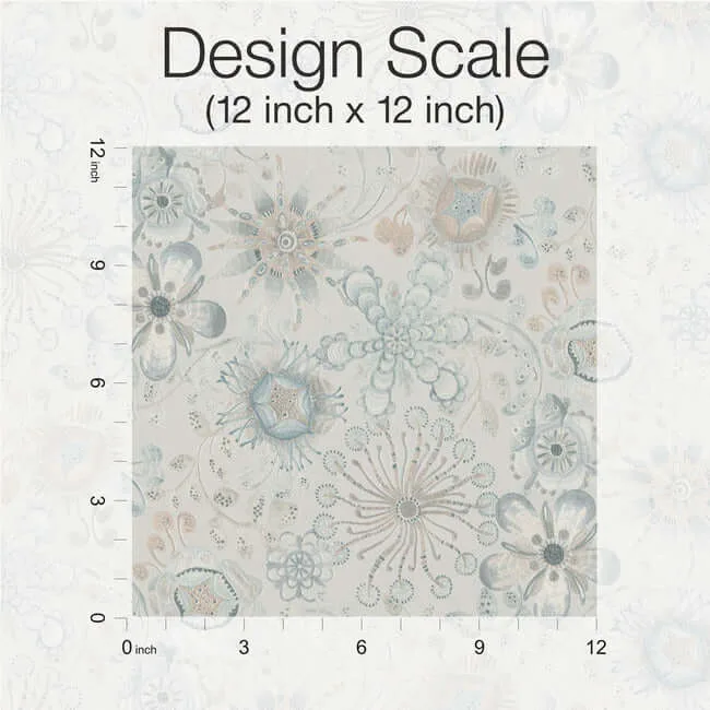 Missoni Magic Garden wallpaper, color Neutral, SKU MI10314