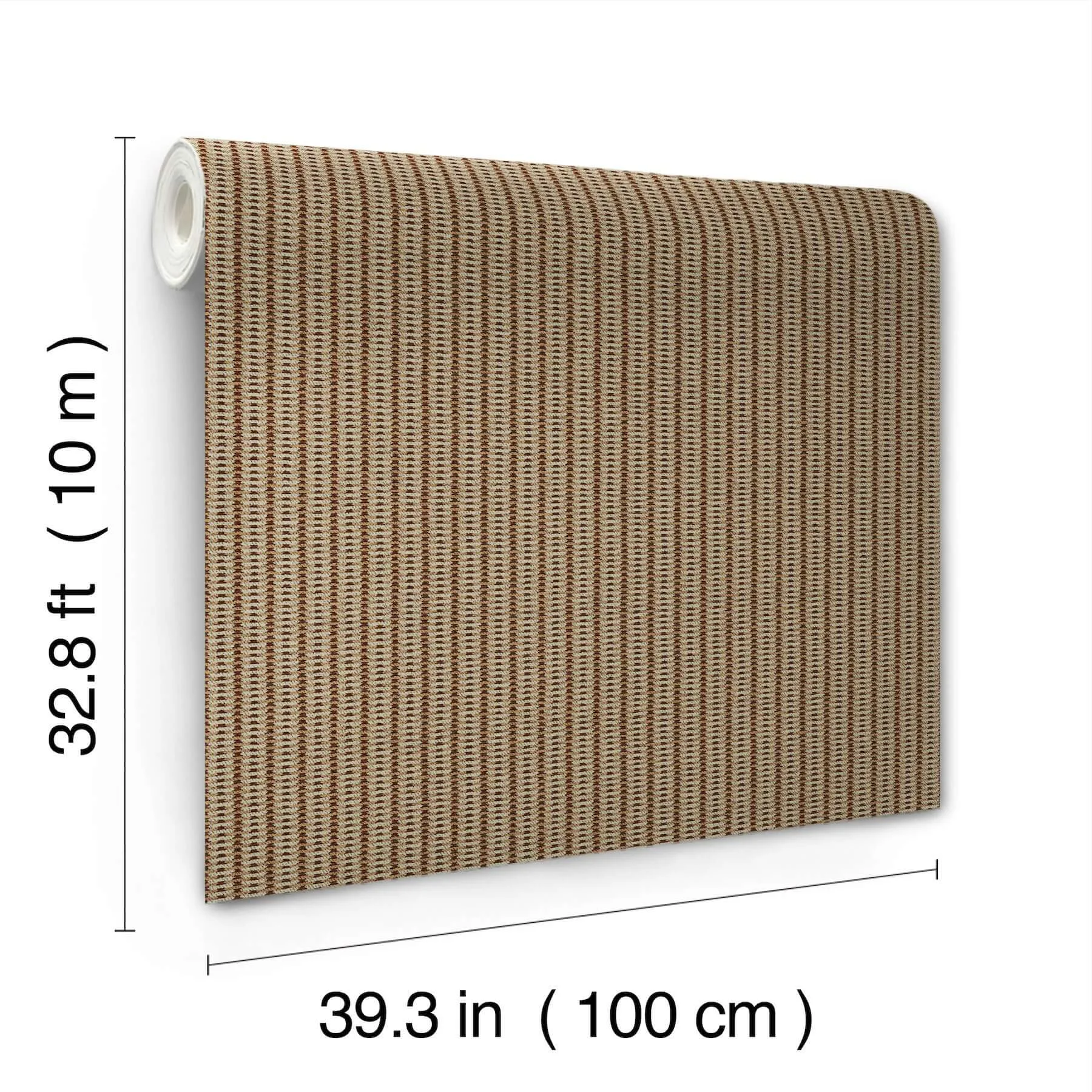 Missoni Mozart wallpaper, color Copper, SKU MI10543