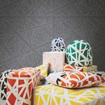 Missoni Nastri - Black Wallpaper | Buy Online Missoni Nastri wallpaper, color Black, SKU MI10564