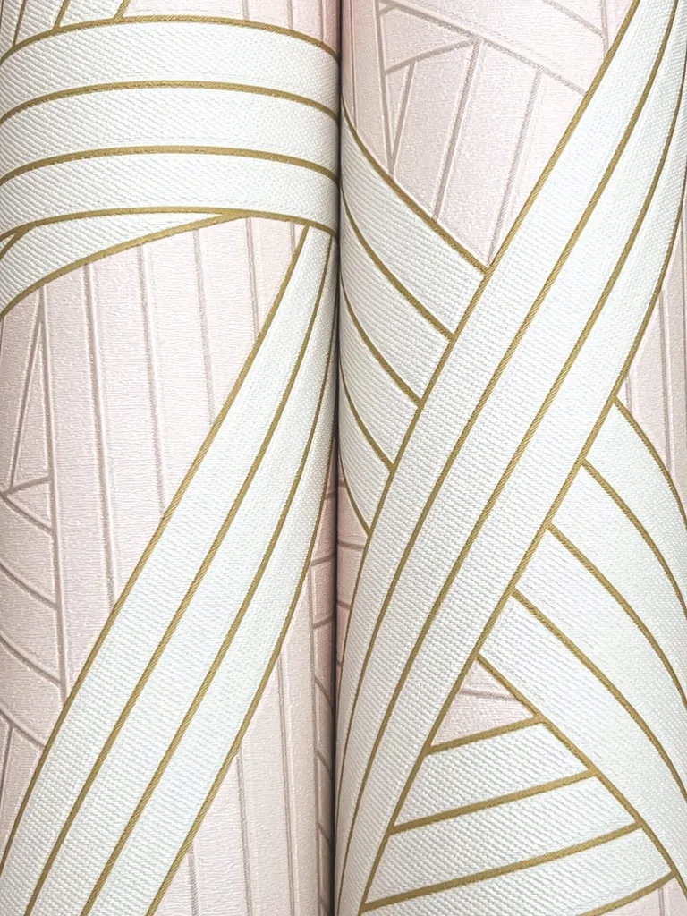 Missoni Nastri wallpaper, color Pink, SKU MI10562