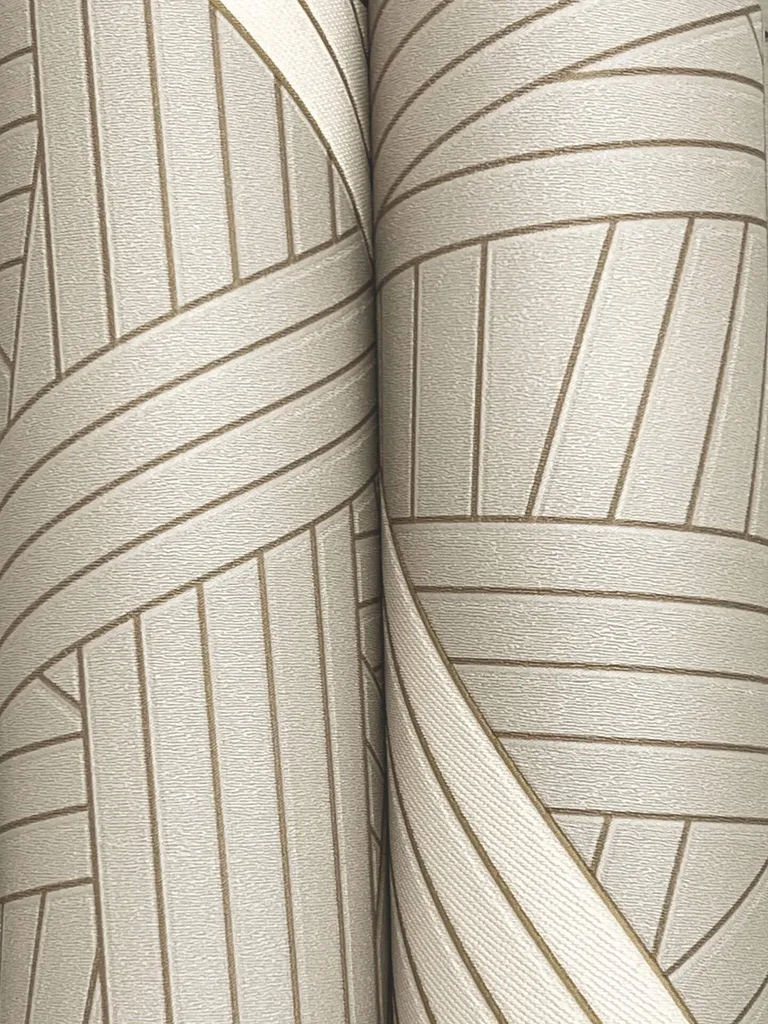 Missoni Nastri wallpaper, color Warm Neutral, SKU MI10561