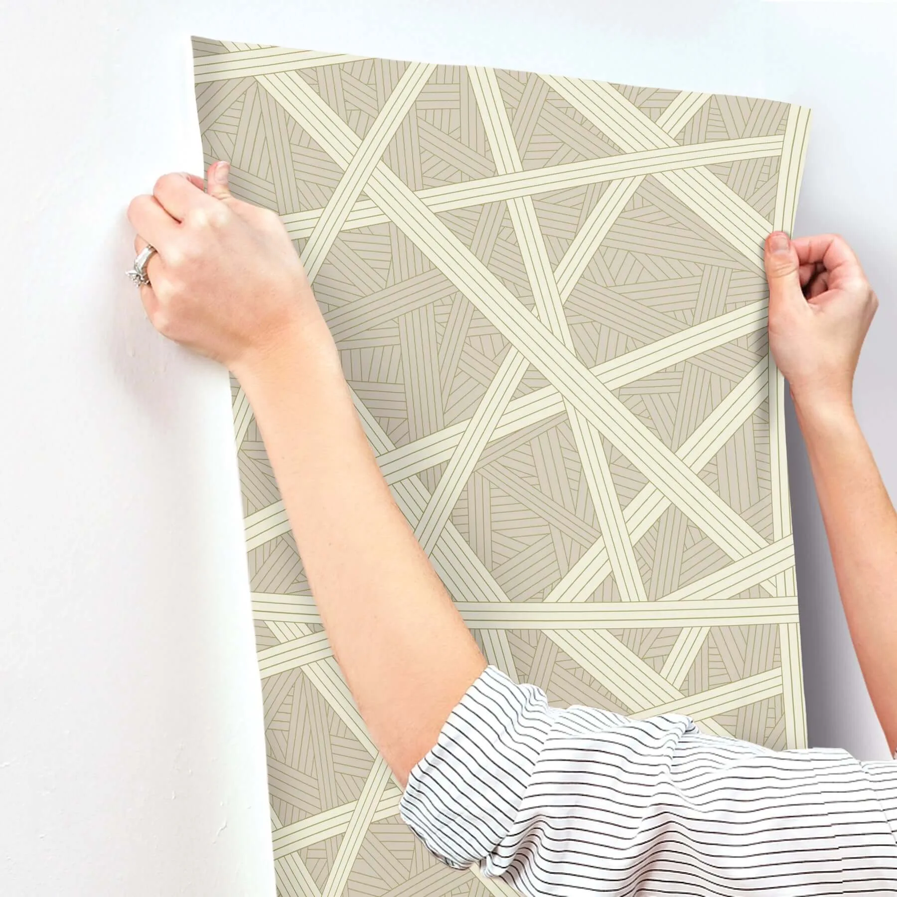 Missoni Nastri - Warm Neutral Wallpaper | Buy Online Missoni Nastri wallpaper, color Warm Neutral, SKU MI10561