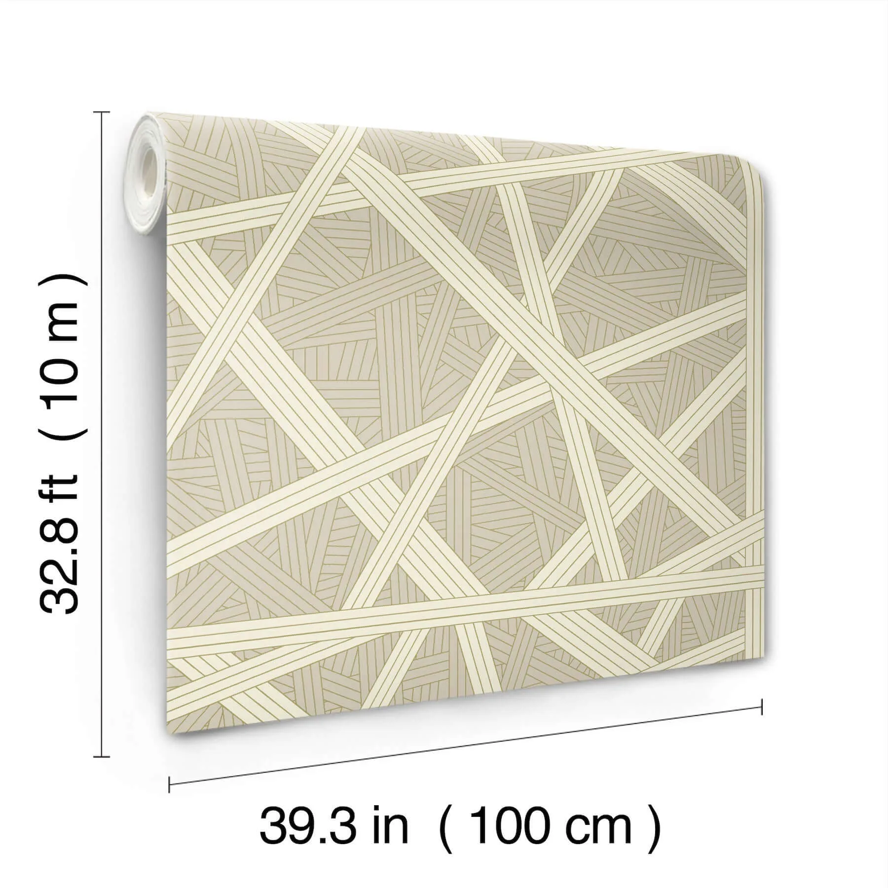 Missoni Nastri - Warm Neutral Wallpaper | Buy Online Missoni Nastri wallpaper, color Warm Neutral, SKU MI10561
