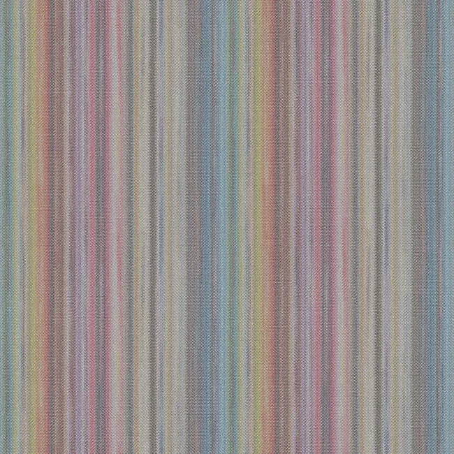 Missoni Striped Sunset Glitter wallpaper, color Blue, SKU MI10396