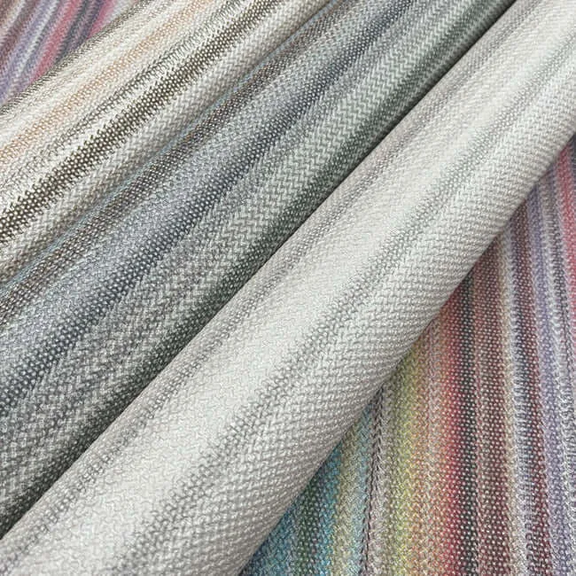 Missoni Striped Sunset Glitter wallpaper, color Blue, SKU MI10396