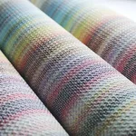 Missoni Striped Sunset Glitter wallpaper, color Blue, SKU MI10396