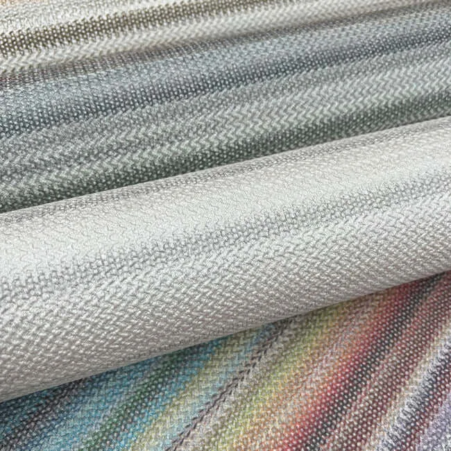 Missoni Striped Sunset Glitter wallpaper, color Blue, SKU MI10396