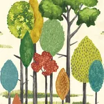 ohpopsi Cypress - Teal Wallpaper | Buy Online ohpopsi Cypress wallpaper, color Teal, SKU CEP50137W