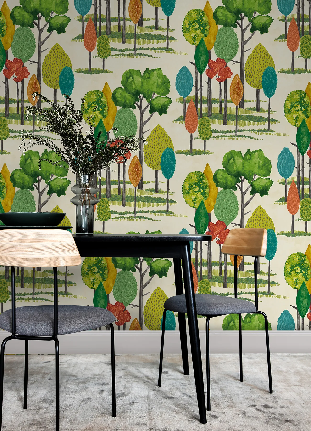 ohpopsi Cypress wallpaper, color Teal, SKU CEP50137W