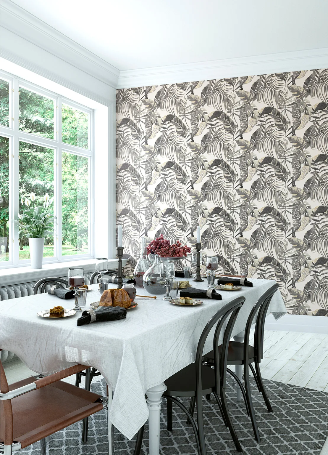 ohpopsi Grover wallpaper, color Stone, SKU WLD53102W