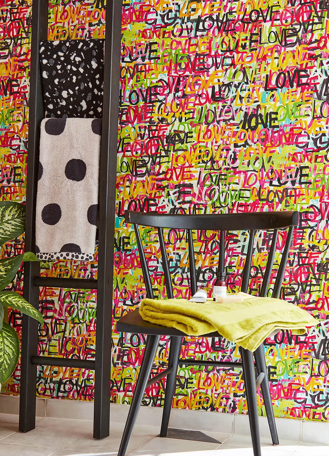 ohpopsi Indio wallpaper, color Chartreuse, SKU CEP50119W