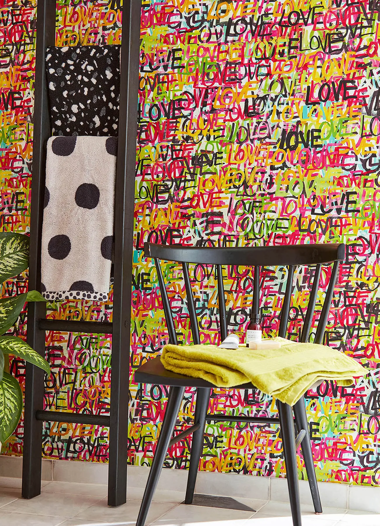 ohpopsi Indio wallpaper, color Chartreuse, SKU CEP50119W