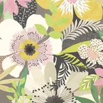ohpopsi Janis - Mustard Wallpaper | Buy Online ohpopsi Janis wallpaper, color Mustard, SKU CEP50102W