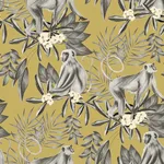 ohpopsi Morris - Mustard Wallpaper | Buy Online ohpopsi Morris wallpaper, color Mustard, SKU WLD53110W