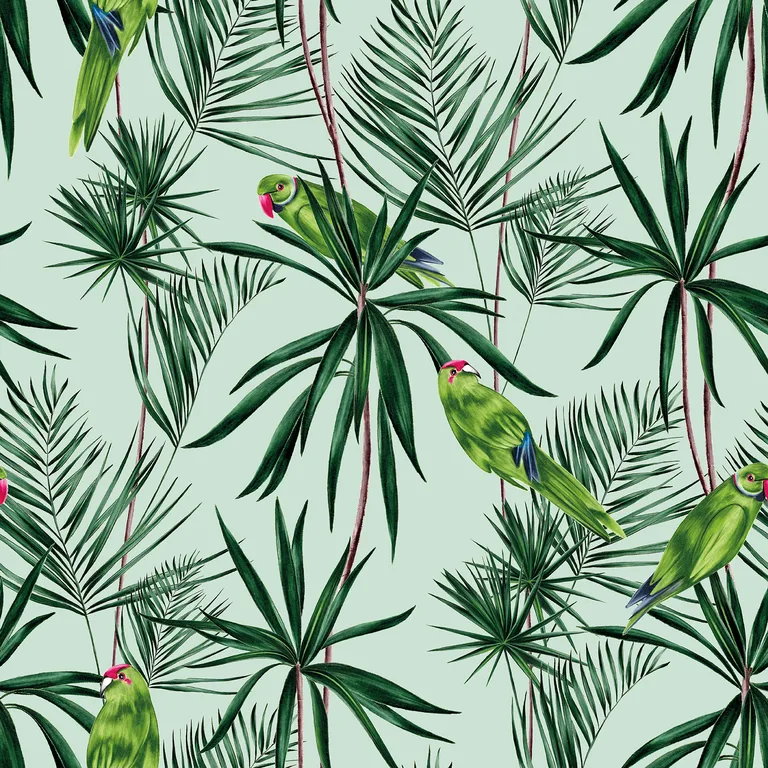 ohpopsi Pebbles wallpaper, color Mint, SKU WLD53124W