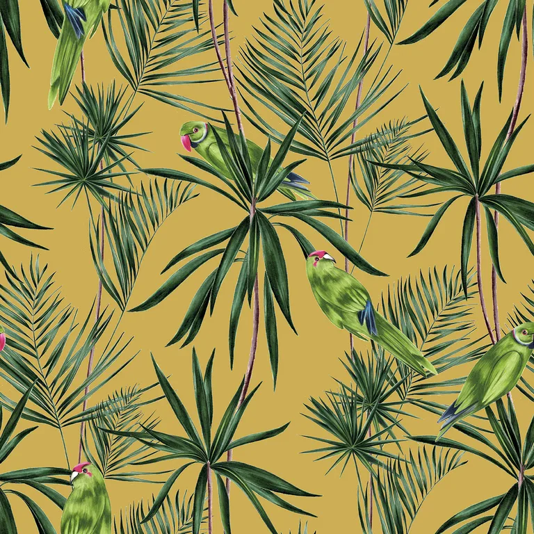 ohpopsi Pebbles wallpaper, color Mustard, SKU WLD53126W