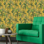ohpopsi Pebbles - Mustard Wallpaper | Buy Online ohpopsi Pebbles wallpaper, color Mustard, SKU WLD53126W