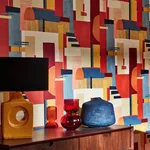 ohpopsi Rhodes - Red Wallpaper | Buy Online ohpopsi Rhodes wallpaper, color Red, SKU CEP50130W