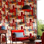 ohpopsi Rhodes - Red Wallpaper | Buy Online ohpopsi Rhodes wallpaper, color Red, SKU CEP50130W