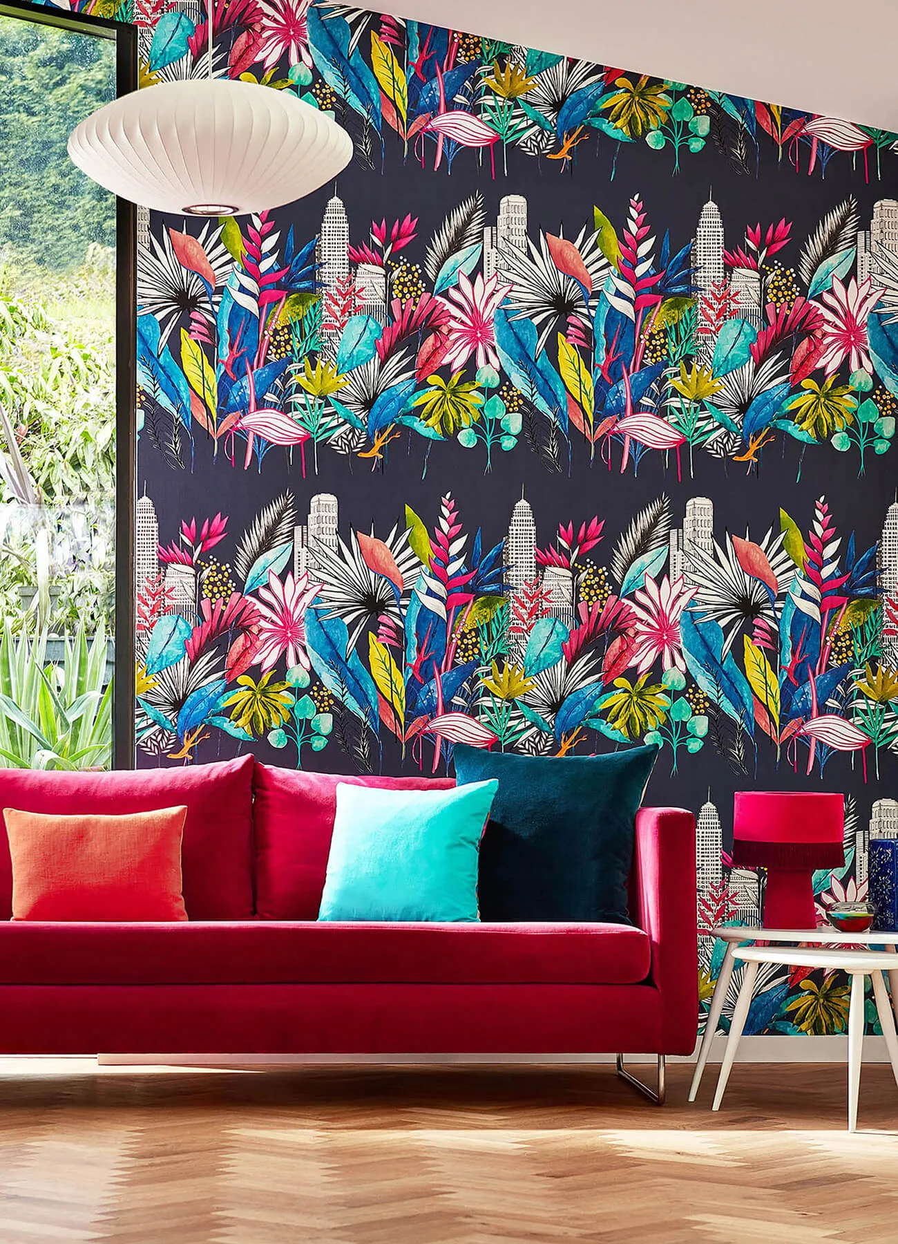 ohpopsi Sierra - Indigo Wallpaper | Buy Online ohpopsi Sierra wallpaper, color Indigo, SKU CEP50110W