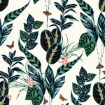 ohpopsi Spirit - Indigo Wallpaper | Buy Online ohpopsi Spirit wallpaper, color Indigo, SKU WLD53122W