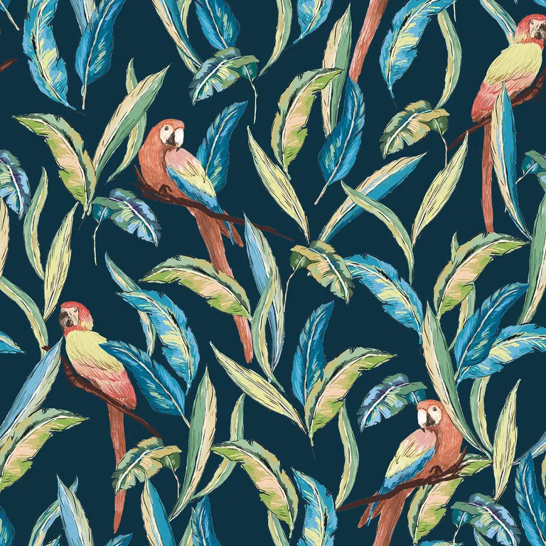 ohpopsi Timor wallpaper, color Indigo, SKU WLD53117W