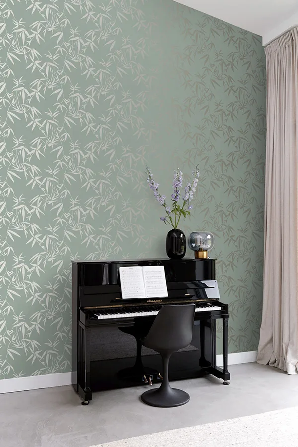 Origin Guadua wallpaper, color Green, SKU DD347736