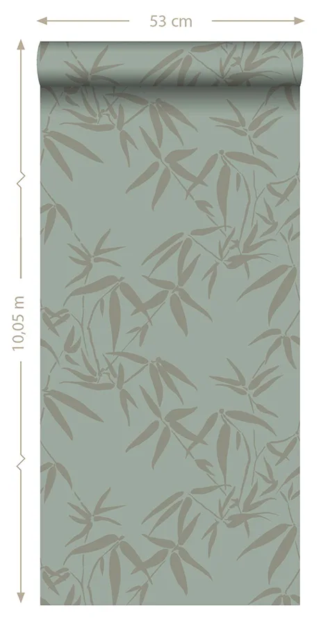 Origin Guadua wallpaper, color Green, SKU DD347736