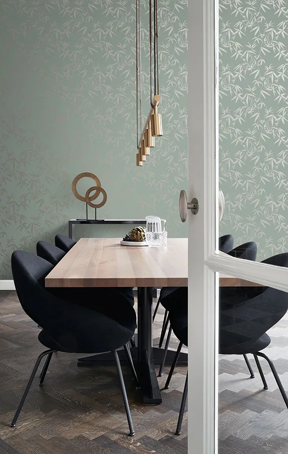 Origin Guadua wallpaper, color Green, SKU DD347736