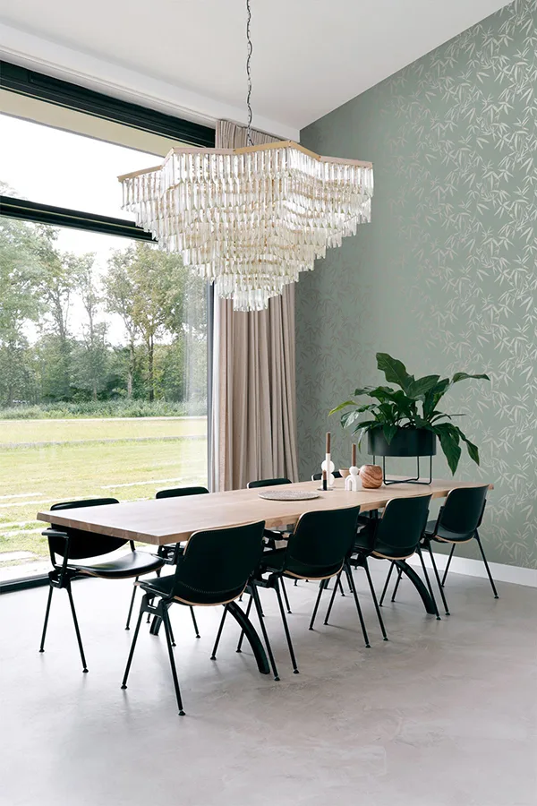 Origin Guadua wallpaper, color Green, SKU DD347736