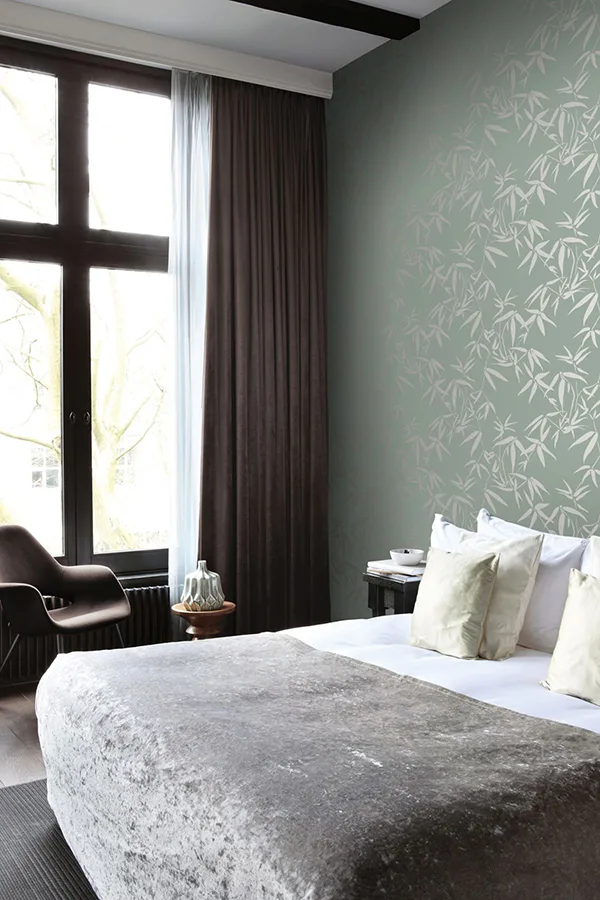 Origin Guadua wallpaper, color Green, SKU DD347736