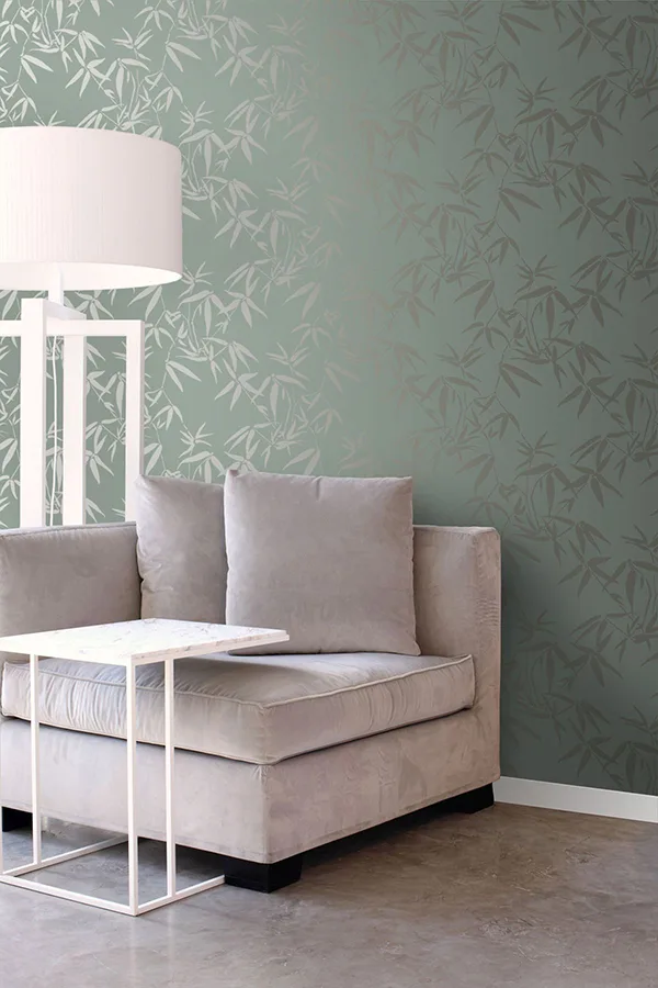 Origin Guadua wallpaper, color Green, SKU DD347736