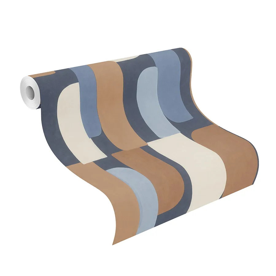 Rasch Derain wallpaper, color Blue, SKU RH330519
