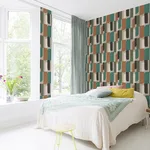 Rasch Derain wallpaper, color Green, SKU RH330526