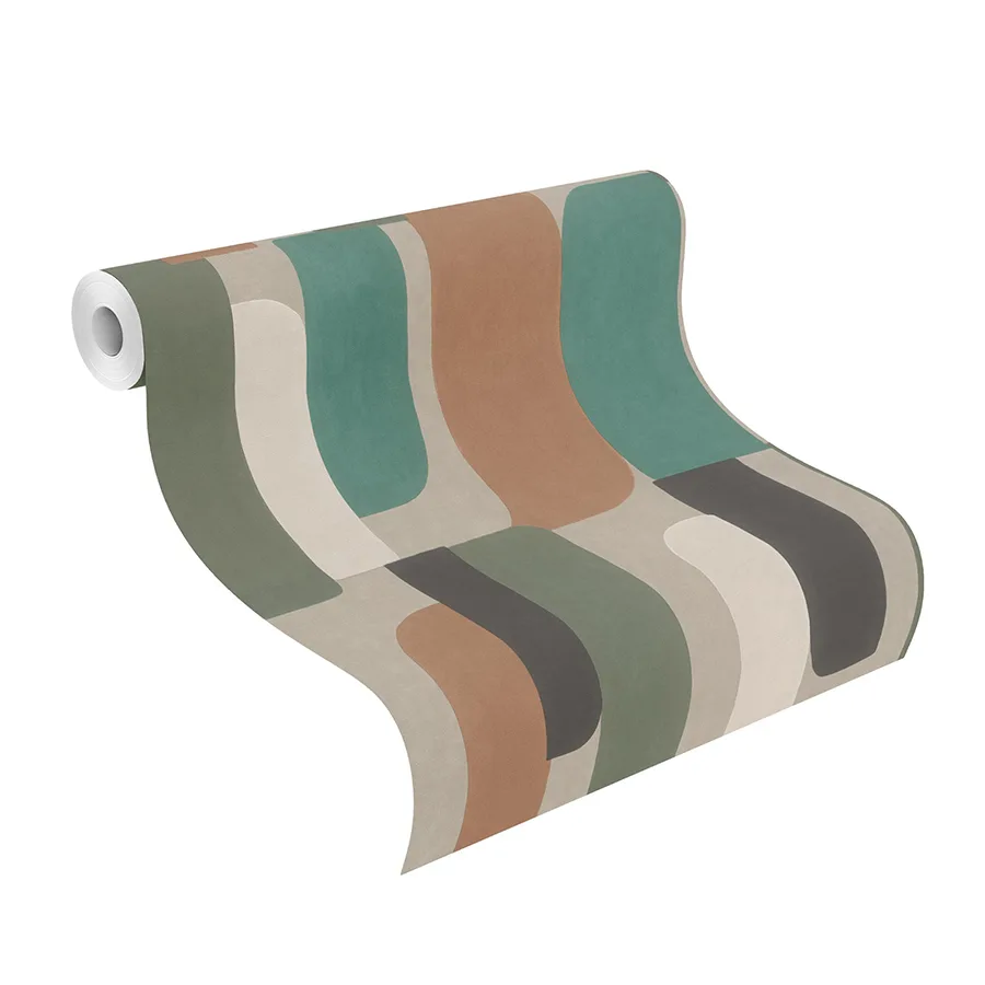 Rasch Derain wallpaper, color Green, SKU RH330526