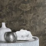 Rasch Kinabalu - Black Wallpaper | Buy Online Rasch Kinabalu wallpaper, color Black, SKU RH555165