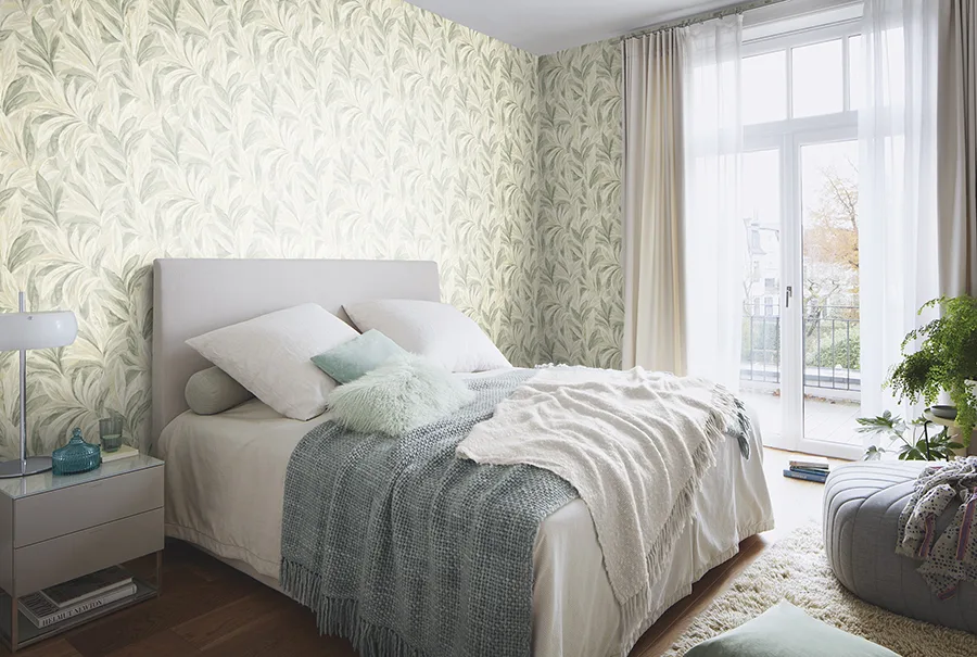 Rasch Rennie wallpaper, color Moss, SKU RH547498