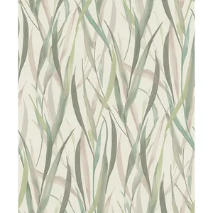Rasch Sway wallpaper, color Light Green, SKU RH330212