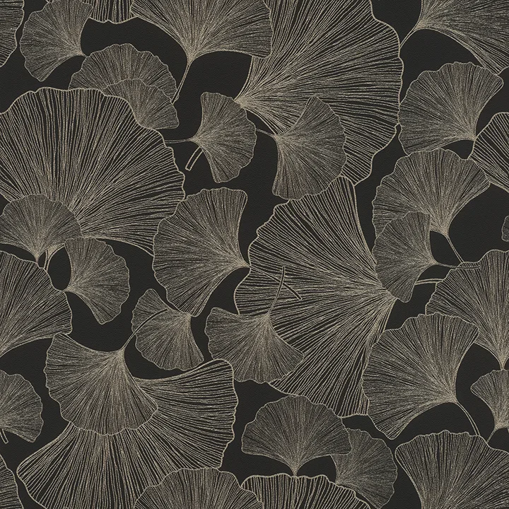 Rasch Waft wallpaper, color Black, SKU RH462234