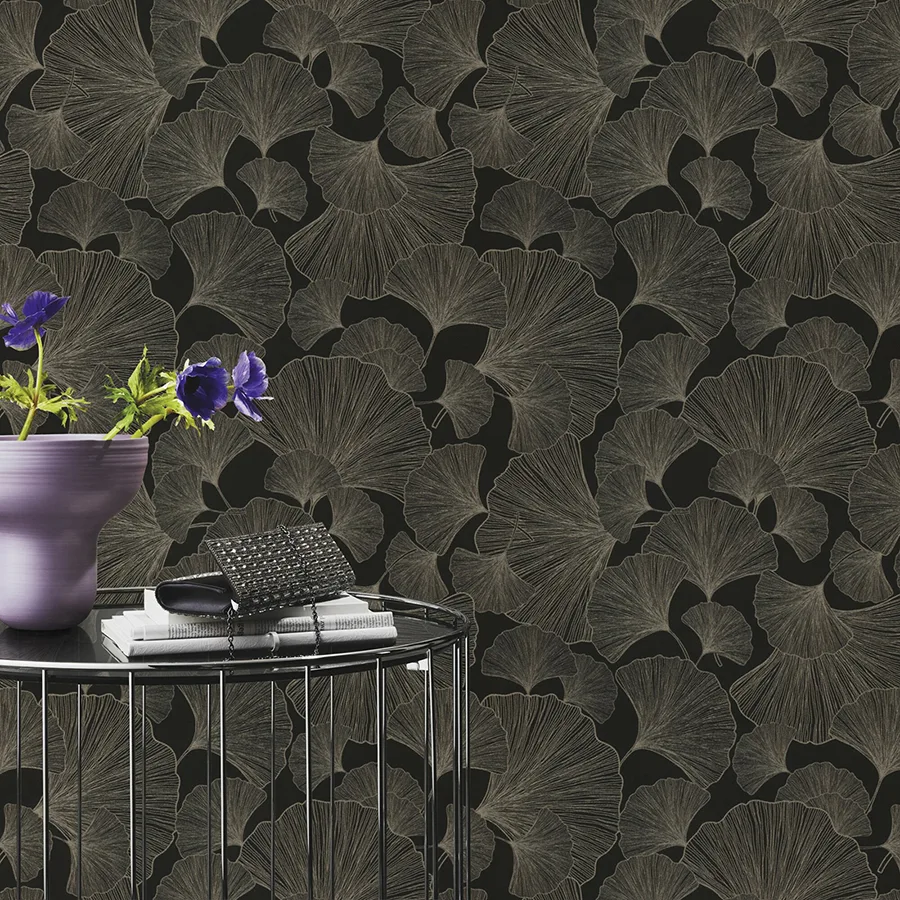 Rasch Waft - Black Wallpaper | Buy Online Rasch Waft wallpaper, color Black, SKU RH462234